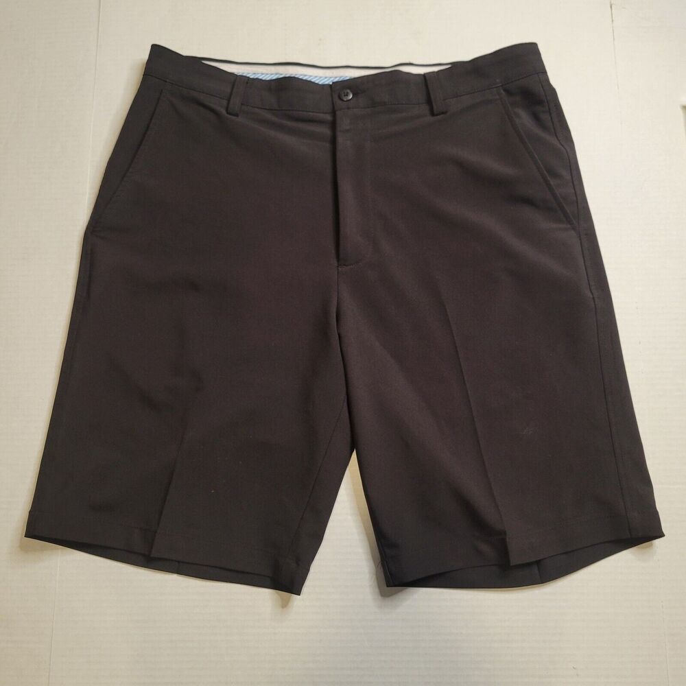 FootJoy golf shorts chino mens black sz 36 preppy athleisure resortwear